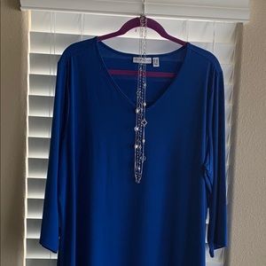 Susan Graver liquid knit tunic